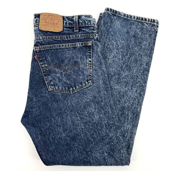 Vintage Levi’s 505 Jeans Men’s 38x32 Frosted Stonewashed USA Made 80s Retro - Picture 8 of 12